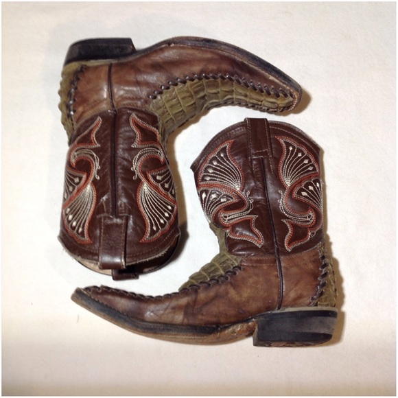 Boy's Size MX17/US8 Leather Jar Boots - Picture 2 of 6